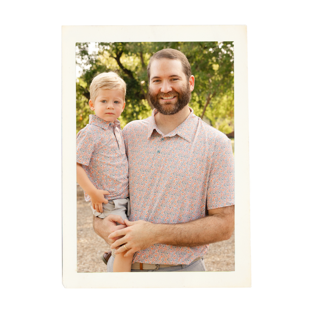 Logan Floral Boys' Polo (FINAL SALE)
