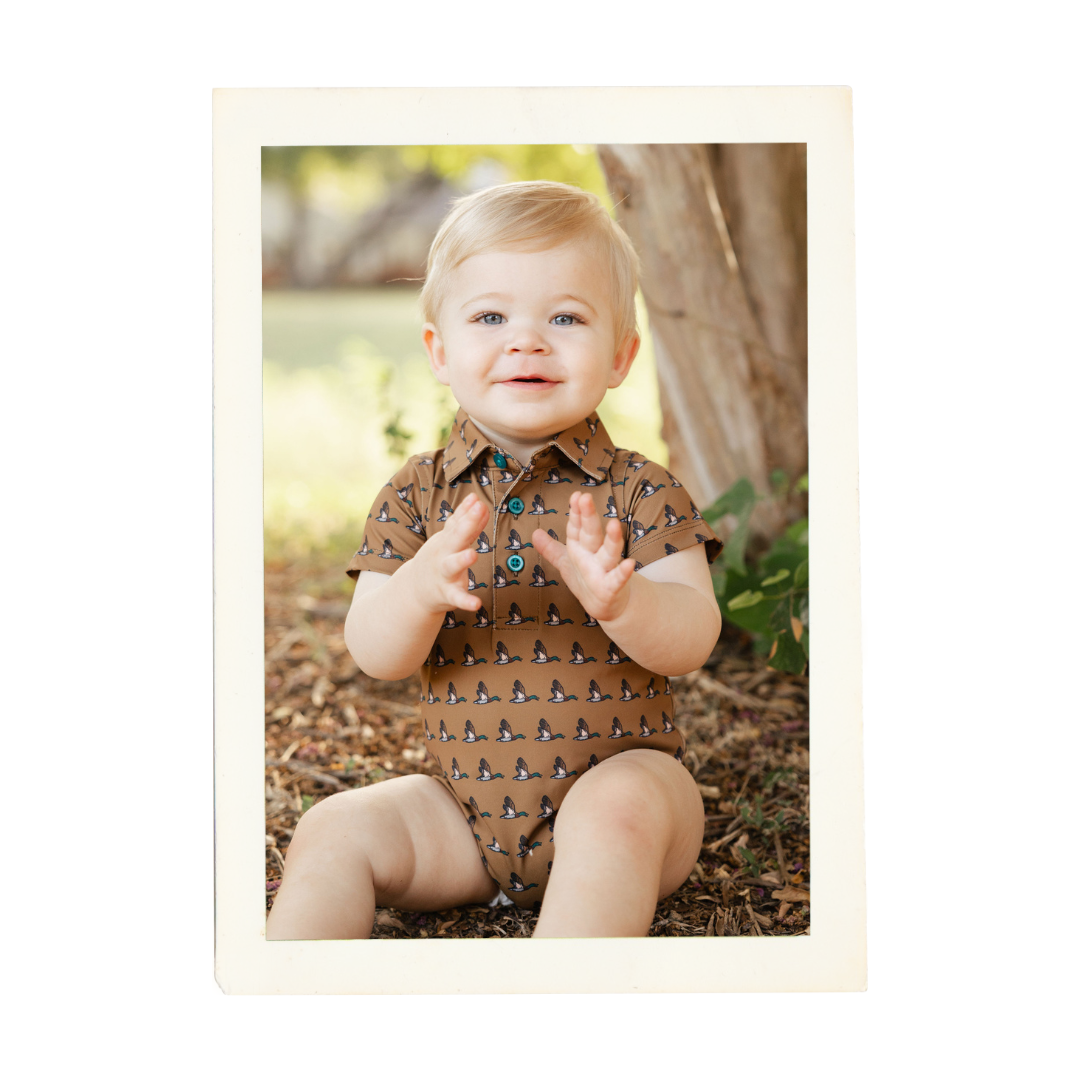 Mallard Polo Onesie (FINAL SALE)