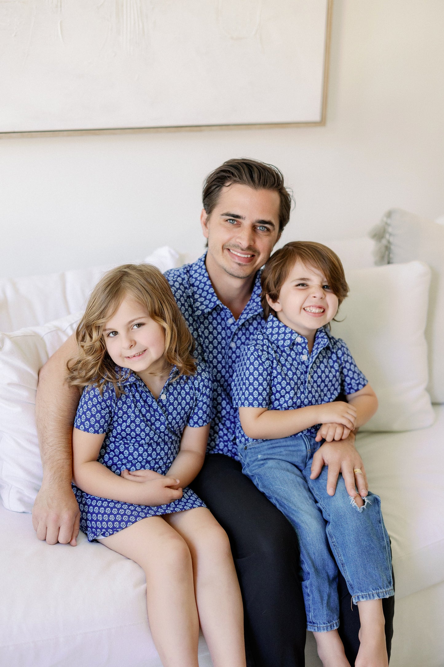 Sterling Block Print Men's Polo