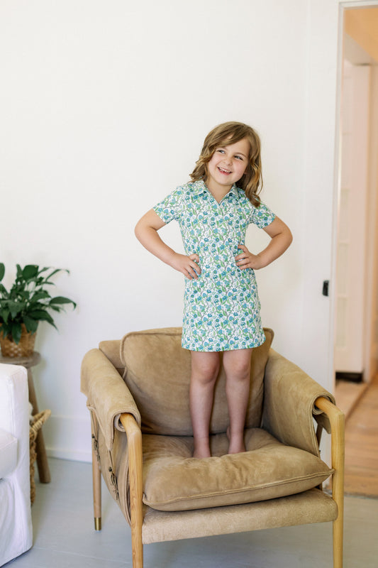 Cam Floral Polo Dress