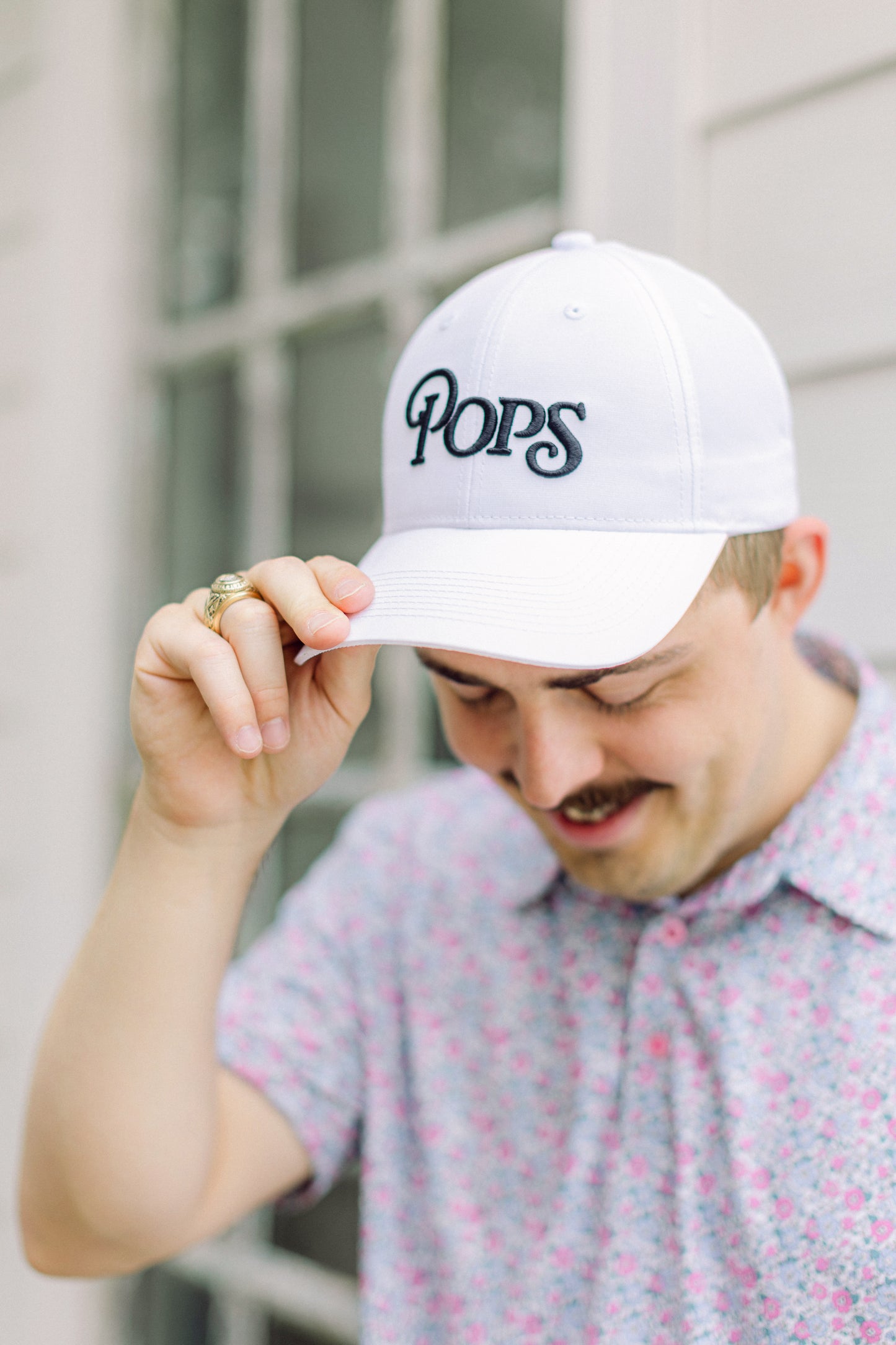 White and Black Pops Performance Hat