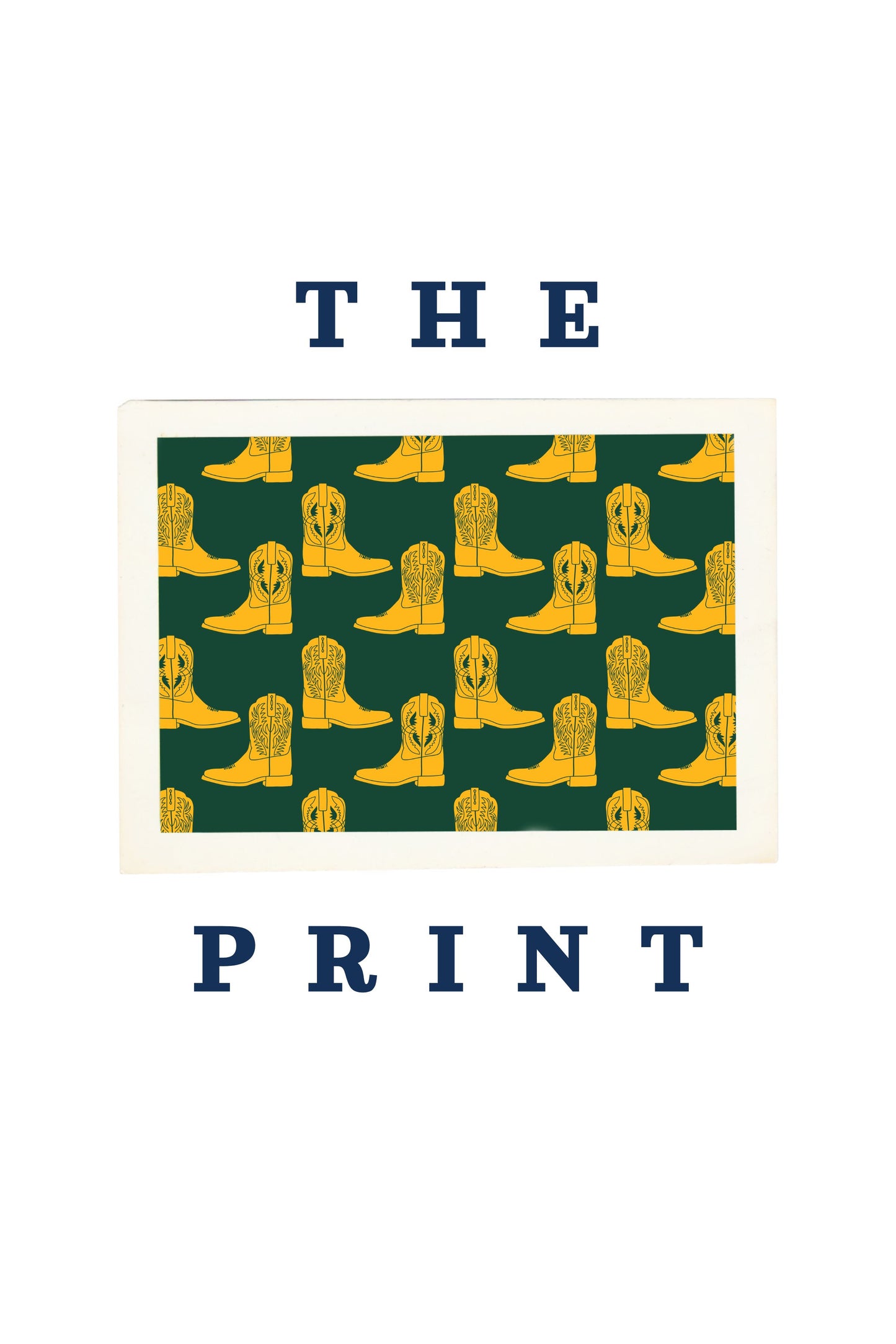 Green and Yellow Boots Men's Polo